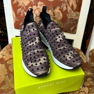 Brand new Gianni Bini studded slip on tennis